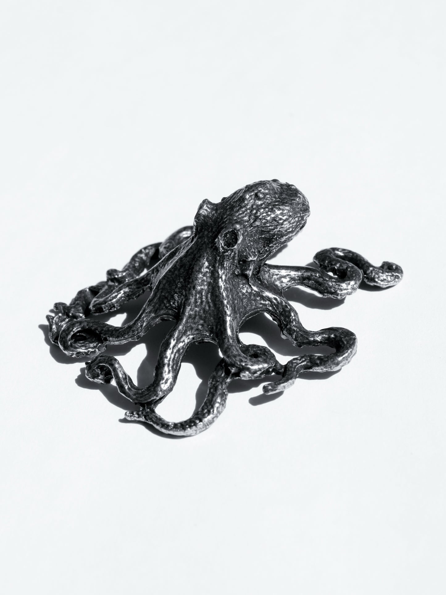 Escultura Pulpo Plata Esterlina