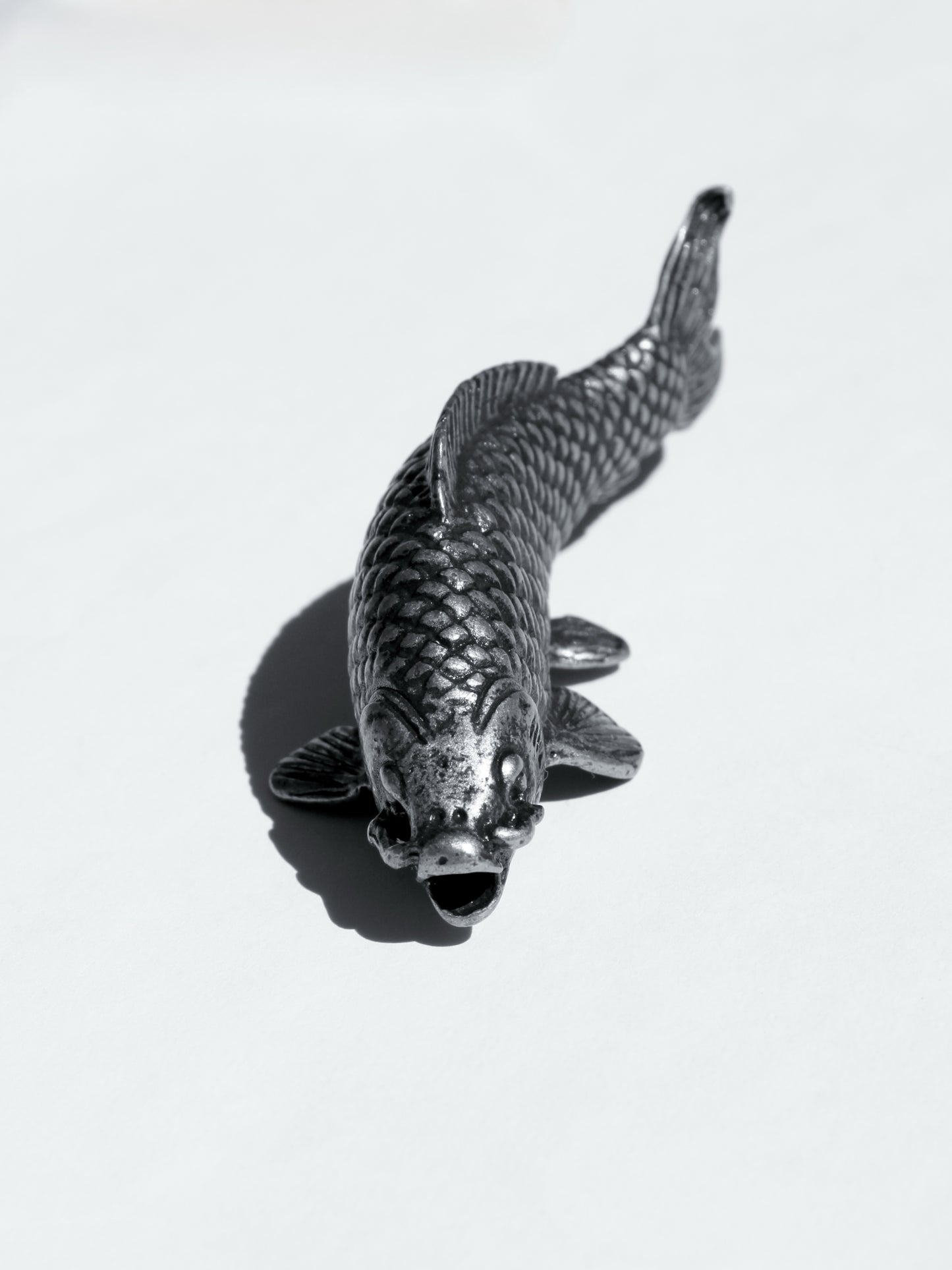 Escultura Pez Koi Plata Esterlina