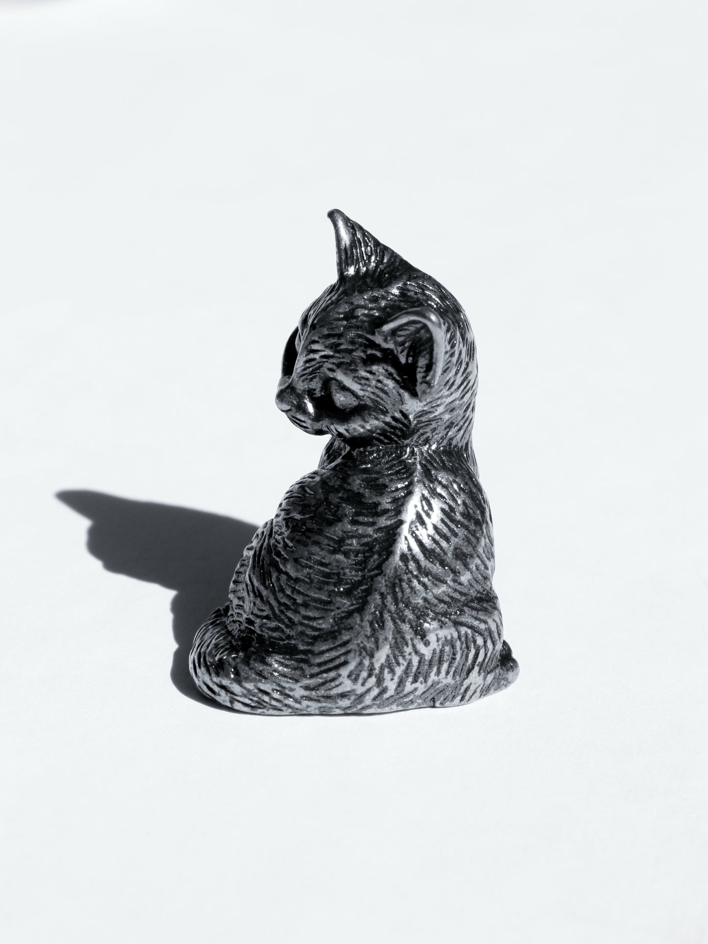 Escultura Gato Plata Esterlina