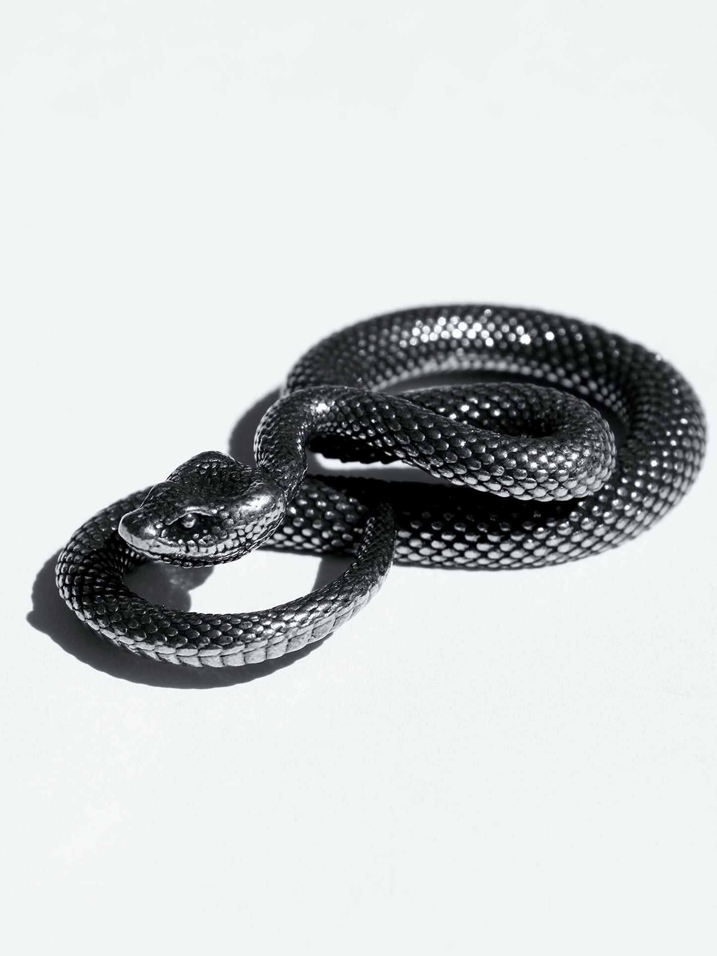 Escultura Serpiente Plata Esterlina