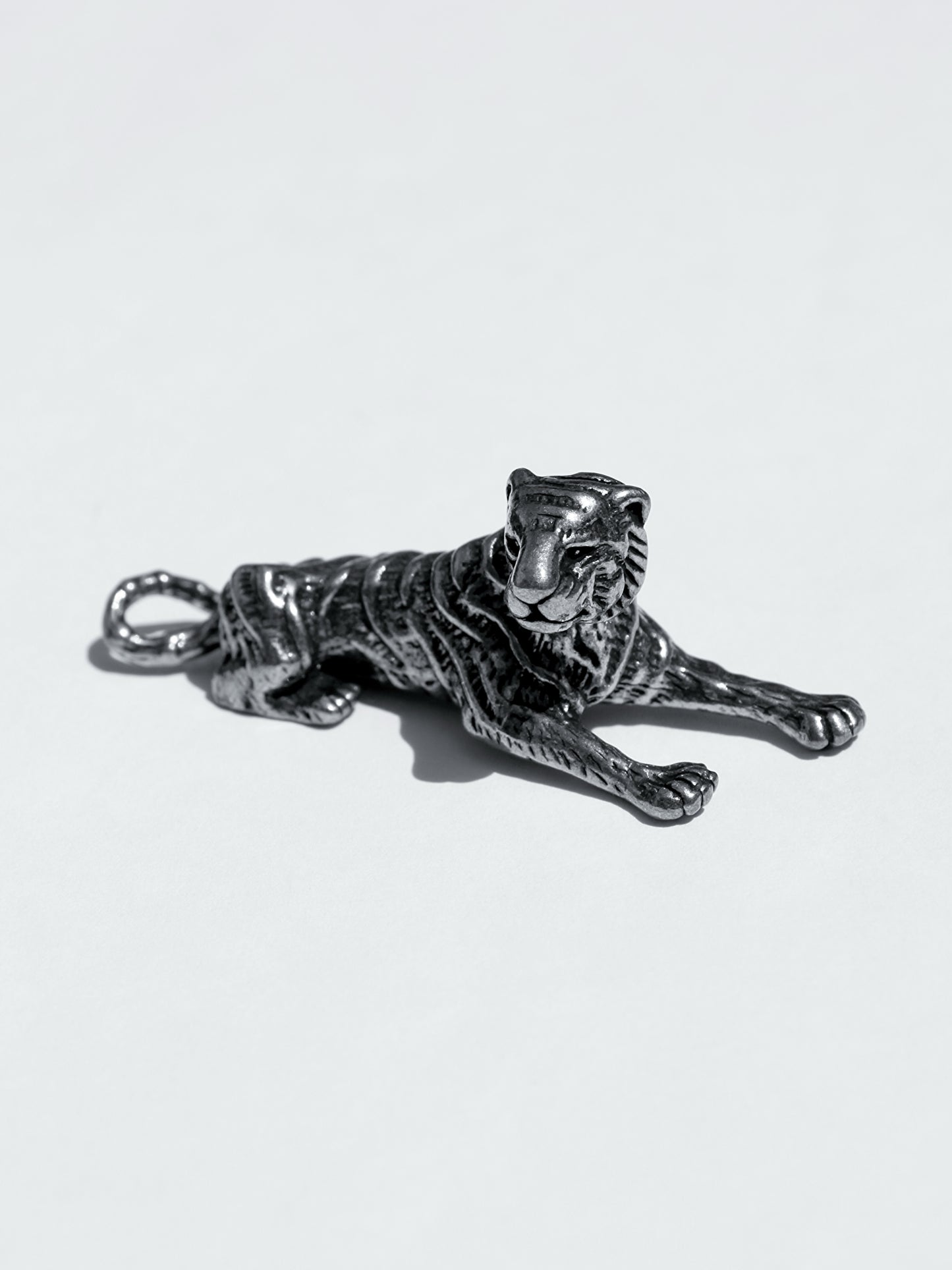 Escultura Tigre Plata Esterlina