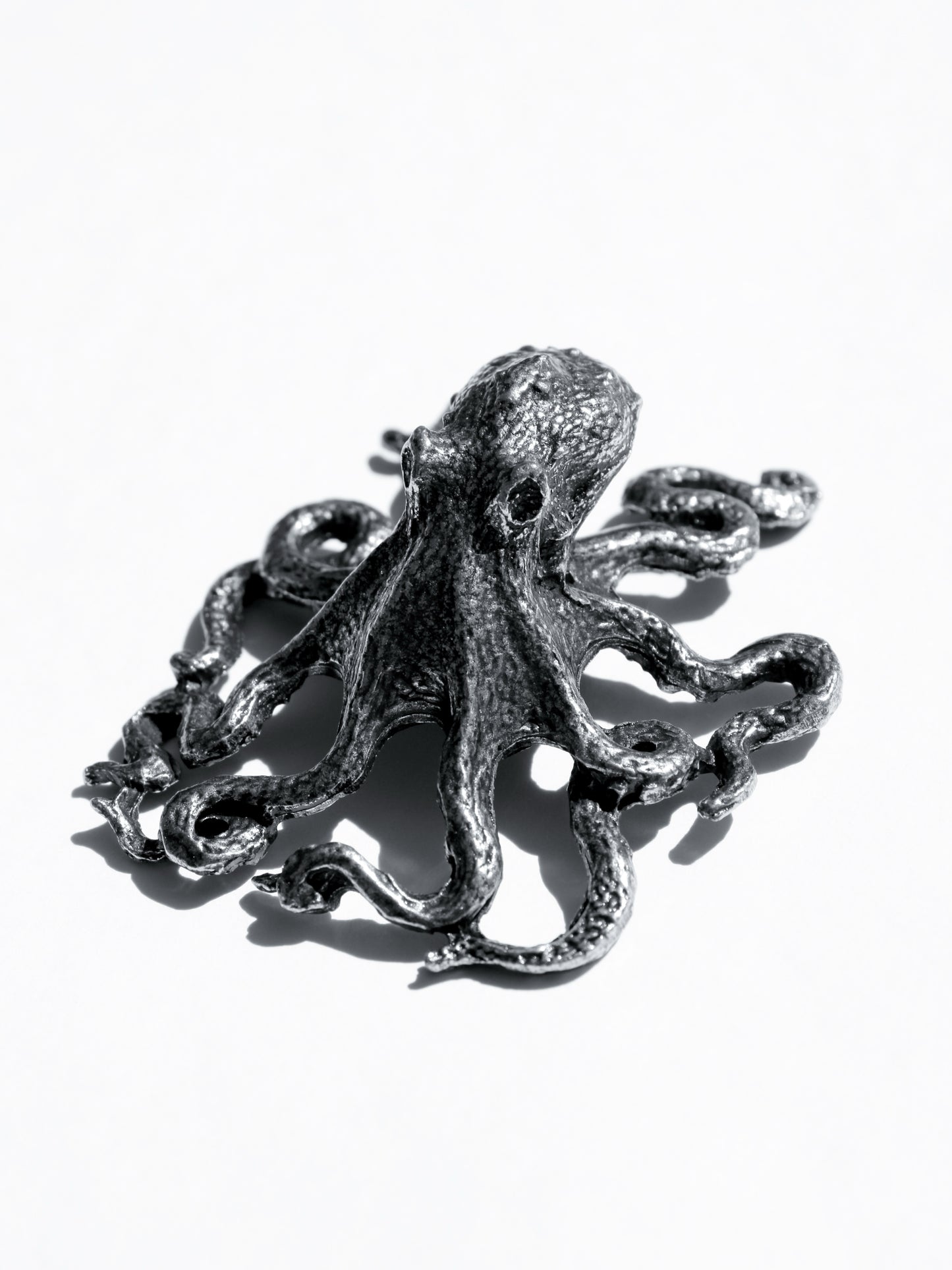 Escultura Pulpo Plata Esterlina