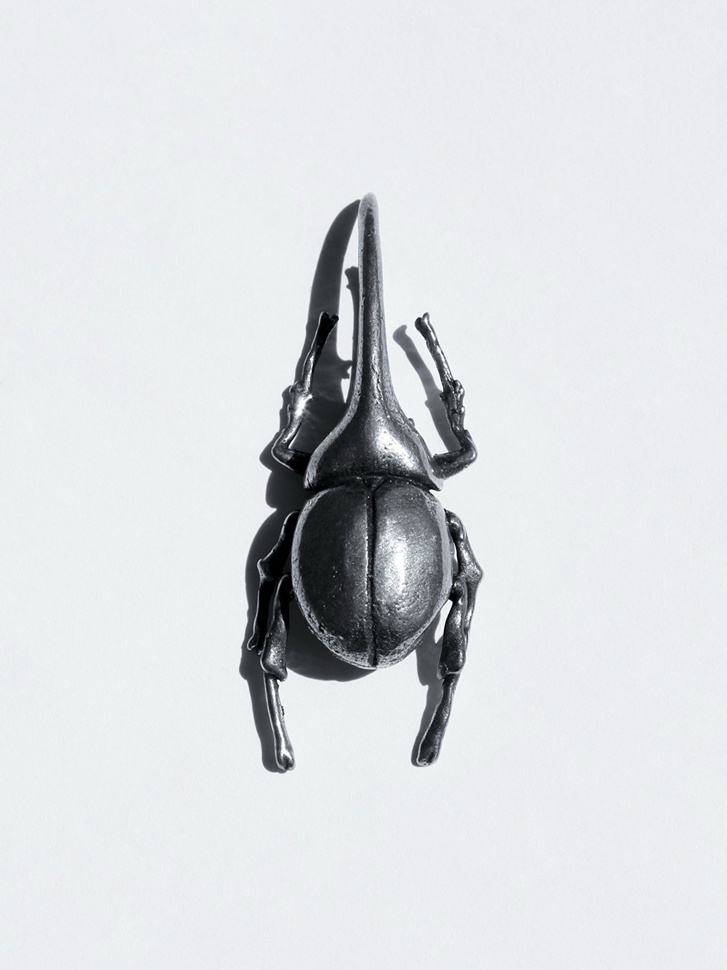 Escultura Escarabajo Rinoceronte Plata Esterlina