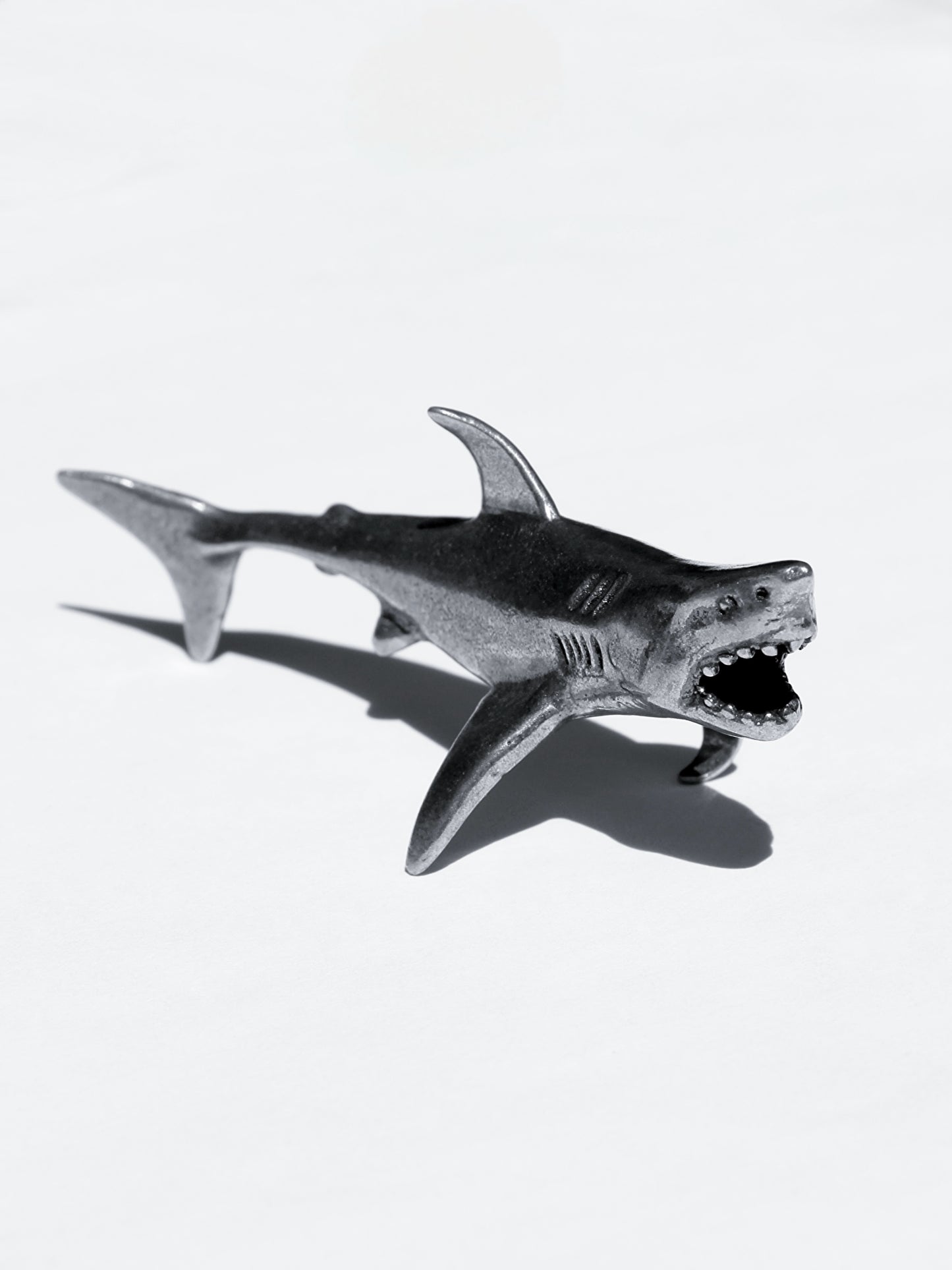 Escultura Tiburón Blanco Plata Esterlina