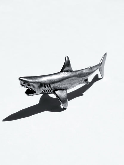 Escultura Tiburón Blanco Plata Esterlina