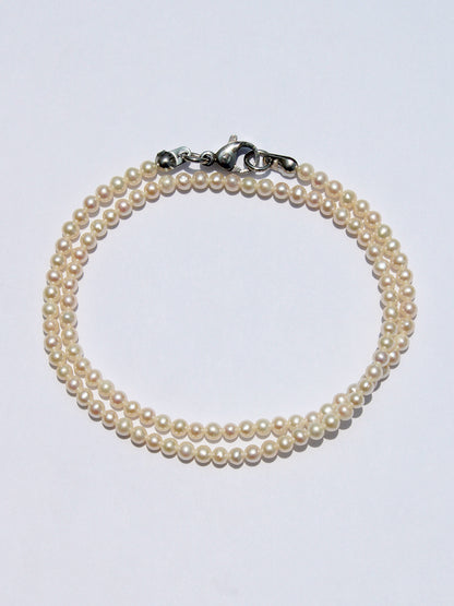 Pulsera Doble Perlas Premium