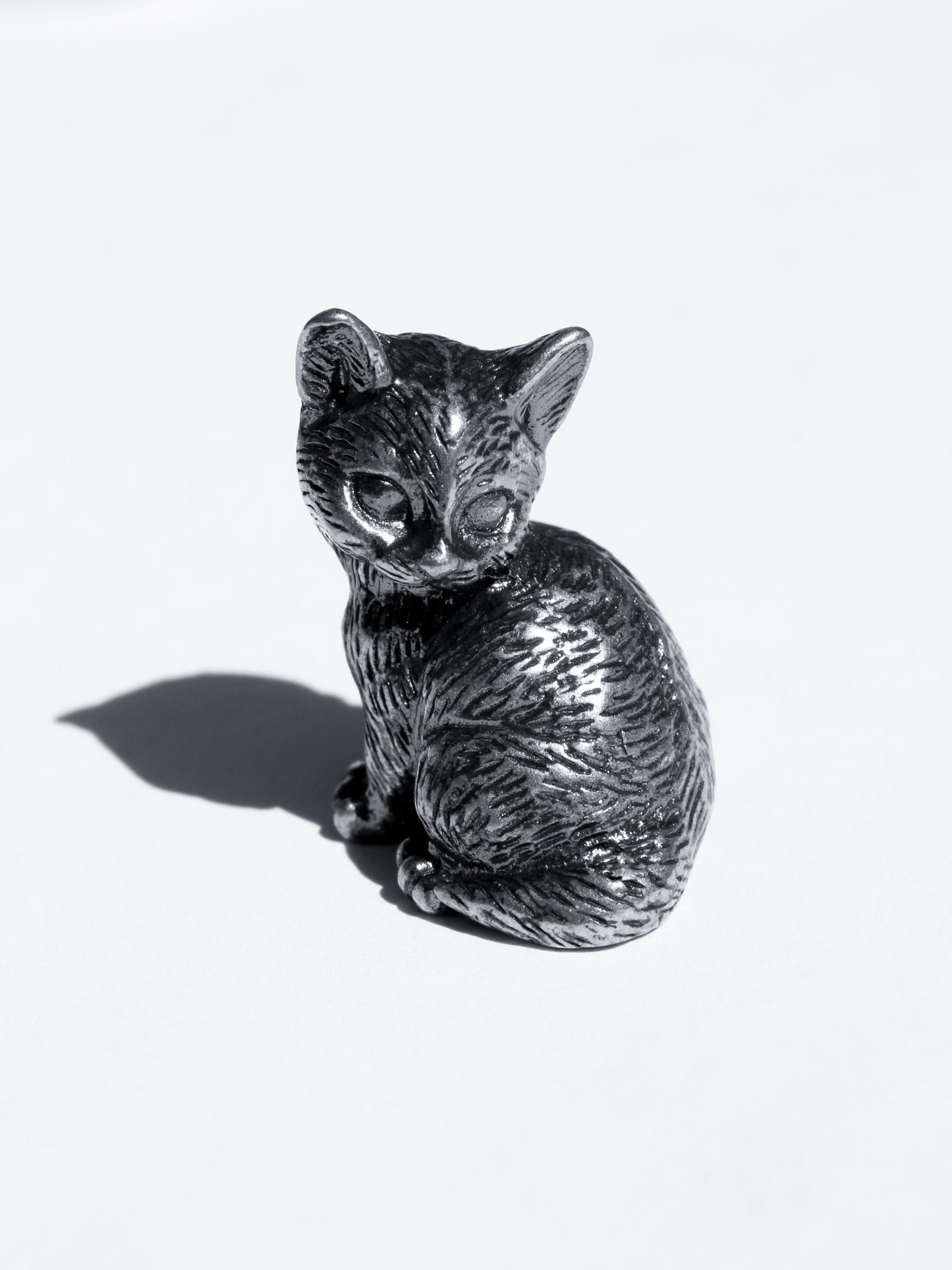 Escultura Gato Plata Esterlina