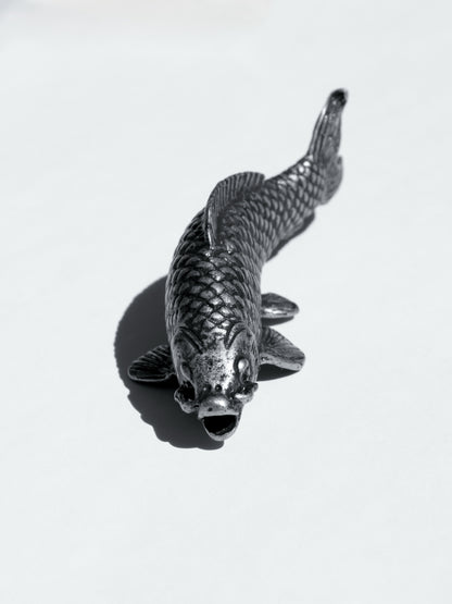 Escultura Pez Koi Plata Esterlina