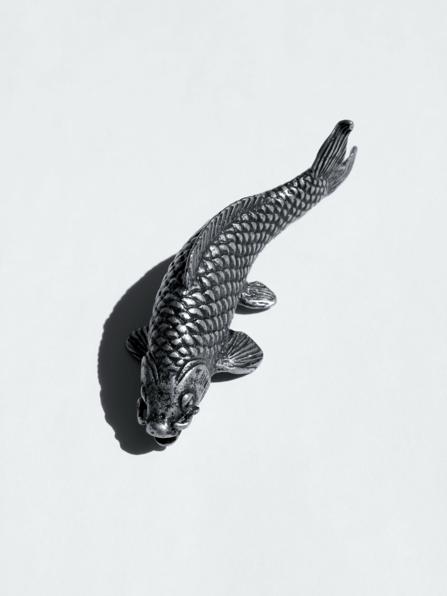 Escultura Pez Koi Plata Esterlina