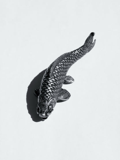 Escultura Pez Koi Plata Esterlina