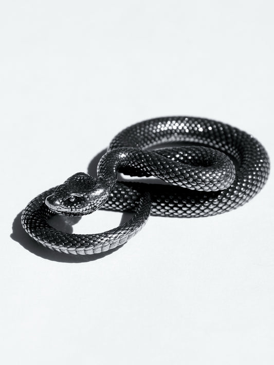 Escultura Serpiente Plata Esterlina