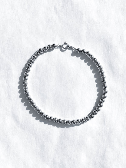 Pulsera Cuentas Plata