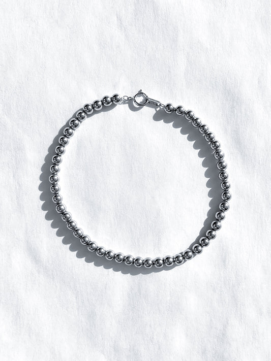 Pulsera Cuentas Plata