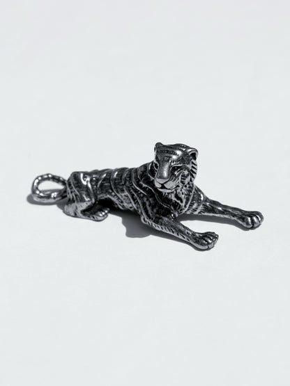 Escultura Tigre Plata Esterlina