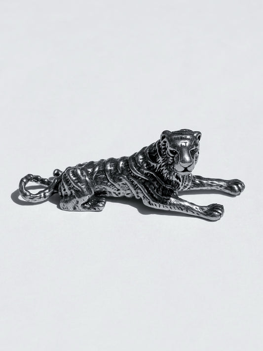 Escultura Tigre Plata Esterlina