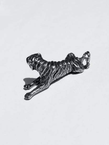 Escultura Tigre Plata Esterlina