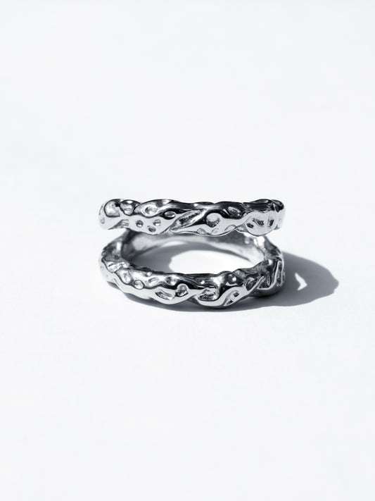 Anillo Doble Coral