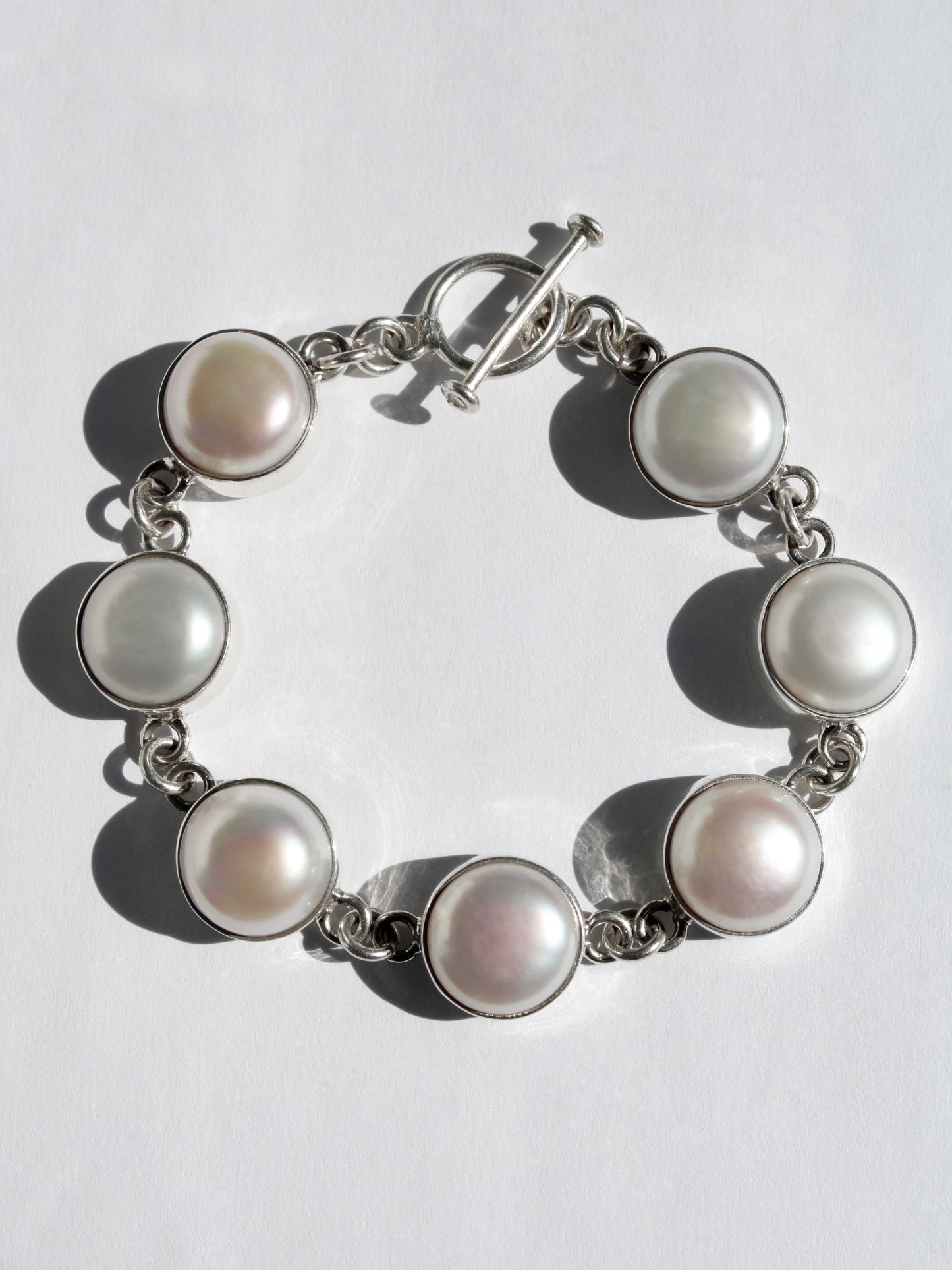 Brazalete Perlas Chunky