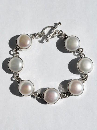 Brazalete Perlas Chunky