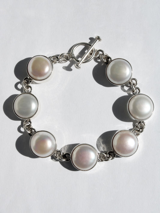 Brazalete Perlas Chunky