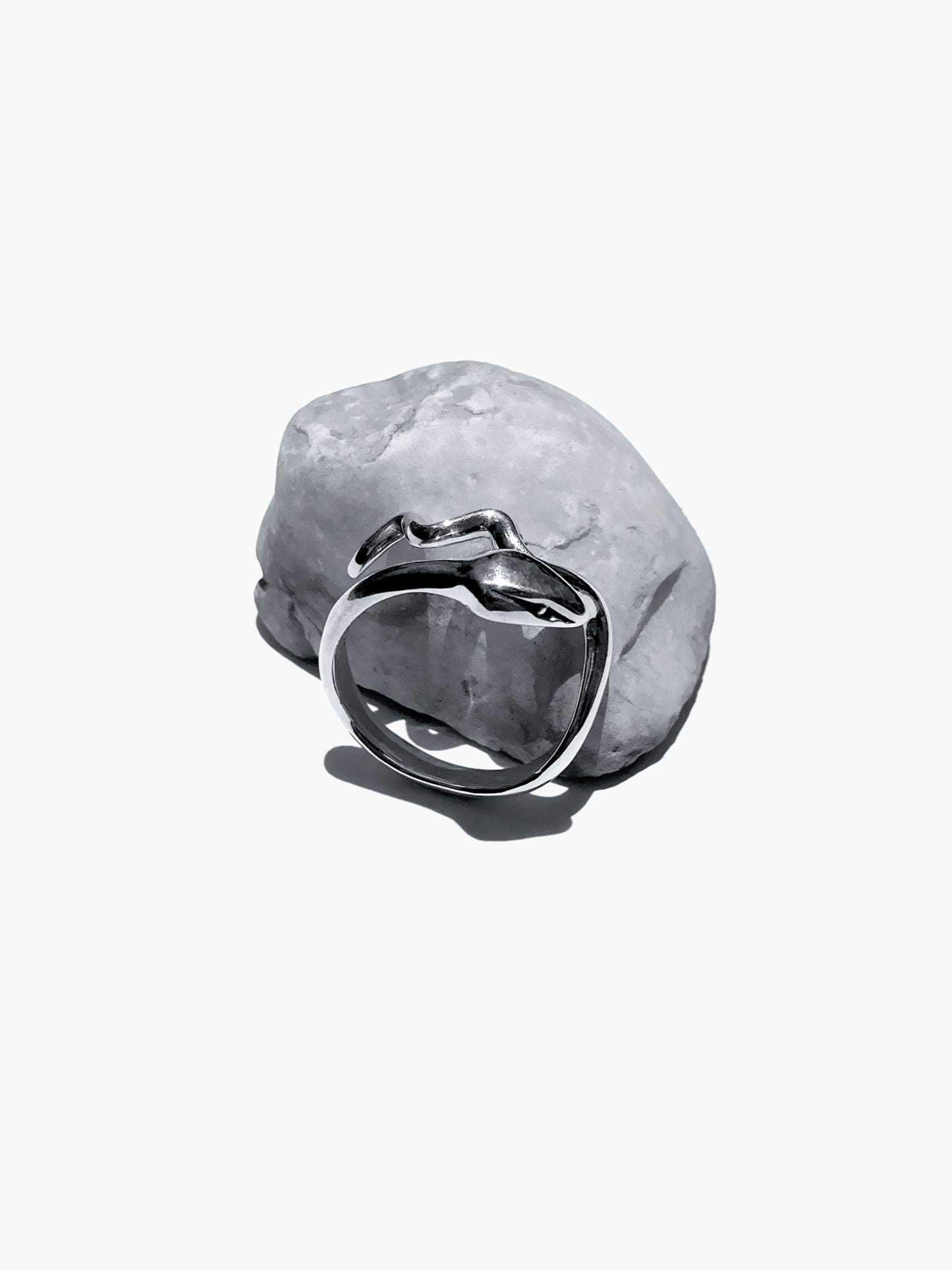 Anillo Serpiente Mamba Negra