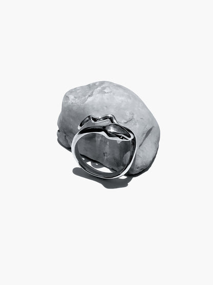 Anillo Serpiente Mamba Negra