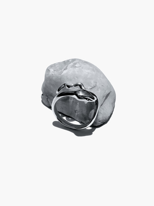 Anillo Serpiente Mamba Negra