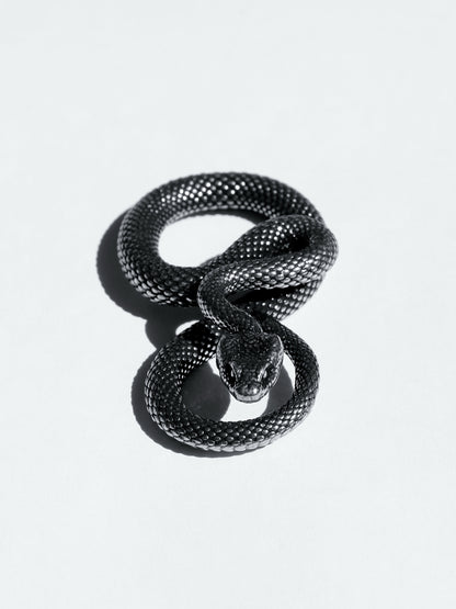 Escultura Serpiente Plata Esterlina