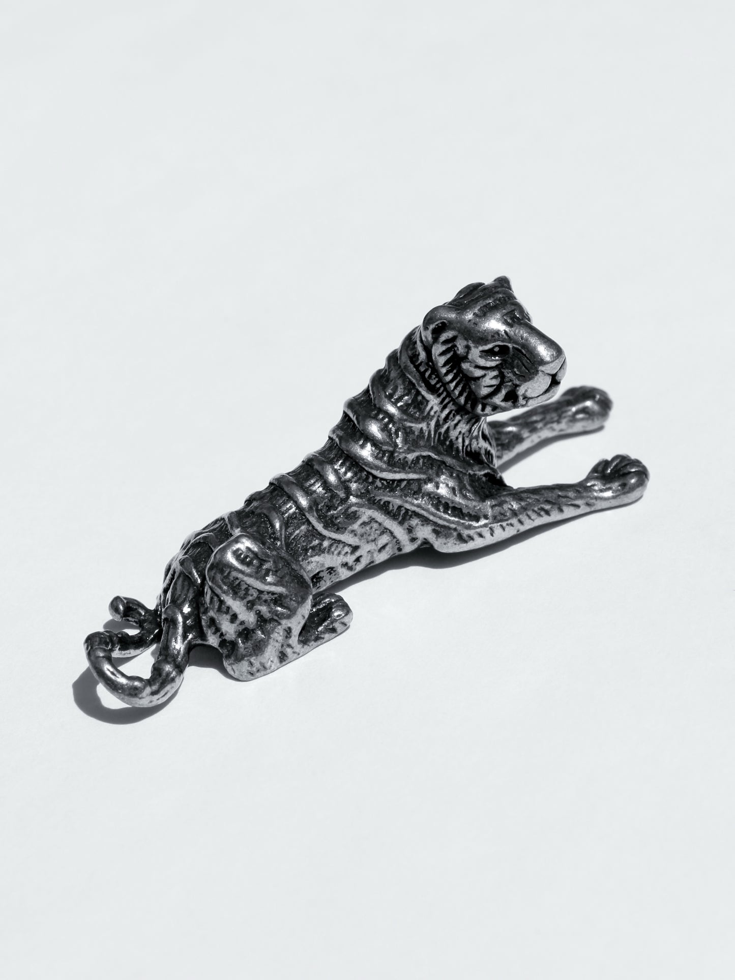 Escultura Tigre Plata Esterlina