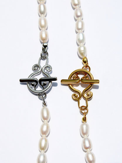 Collar Perla Arroz