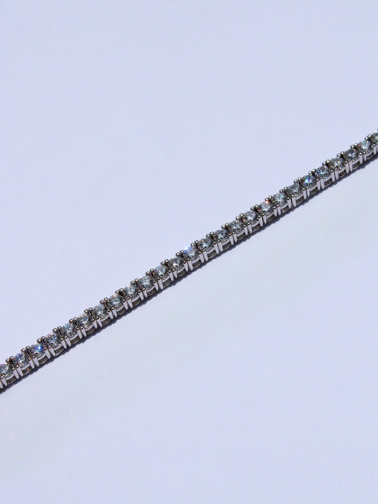 Pulsera Tenis Cristales Blancos