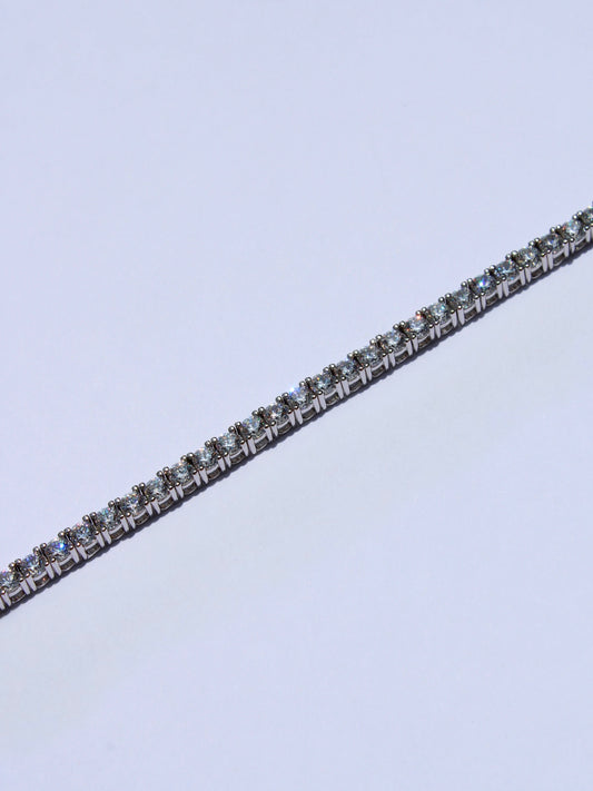 Pulsera Tenis Cristales Blancos