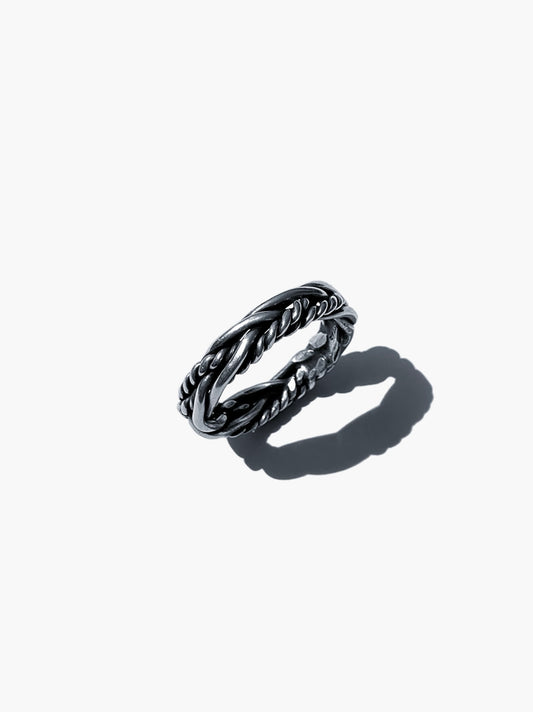 Anillo Trenza y Clavo