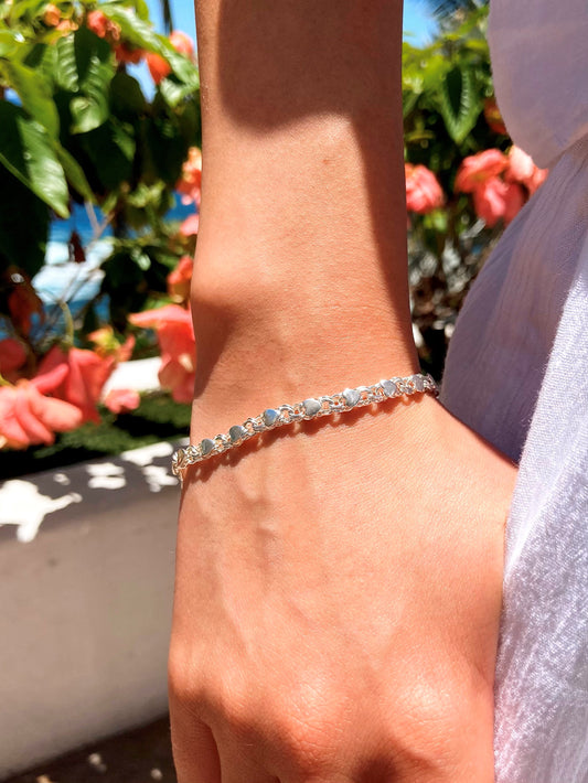 Brazalete Hilo Corazones