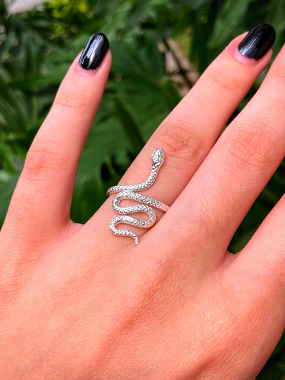 Anillo Serpiente para Mujer