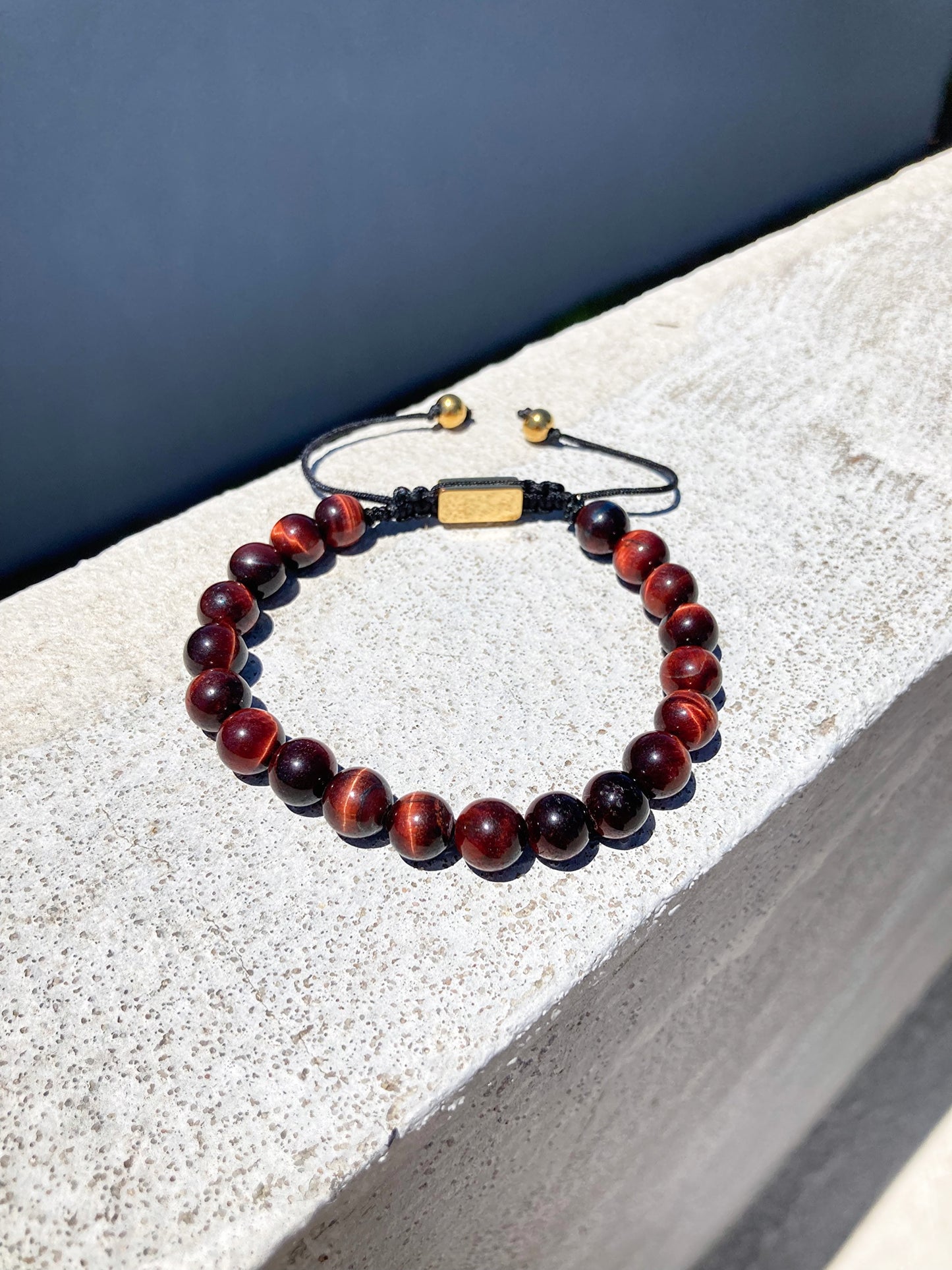 Pulsera Ojo de Tigre Rojo